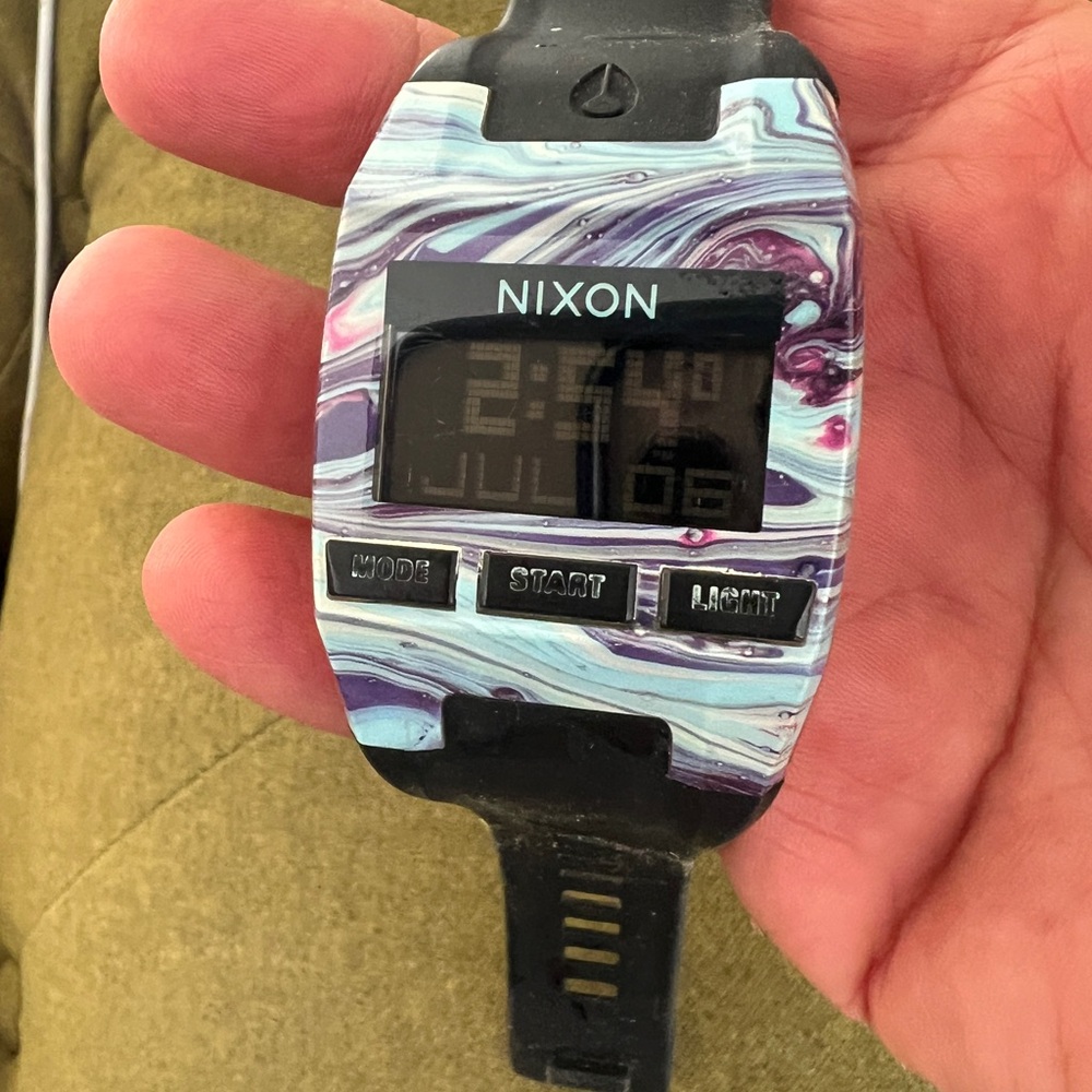 Nixon Swirl Design Digital Smartwatch